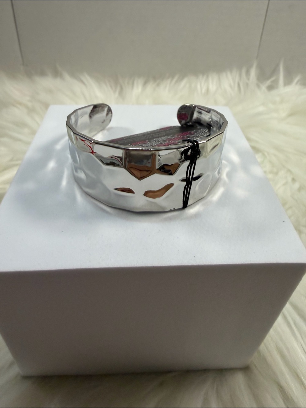 🩷5/$10🩷 paparazzi Silver Hammered Open Cuff Bracelet